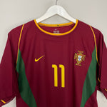 Shop 2002/04 PORTUGAL C.RONALDO #11 *PLAYER ISSUE* HOME SHIRT (M) NIKE, classic football shirts, vintage football shirts & retro soccer jerseys at Cult Kits