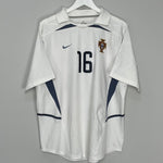 Shop 2002/04 PORTUGAL C.RONALDO #16 AWAY SHIRT (L) NIKE, classic football shirts, vintage football shirts & retro soccer jerseys at Cult Kits