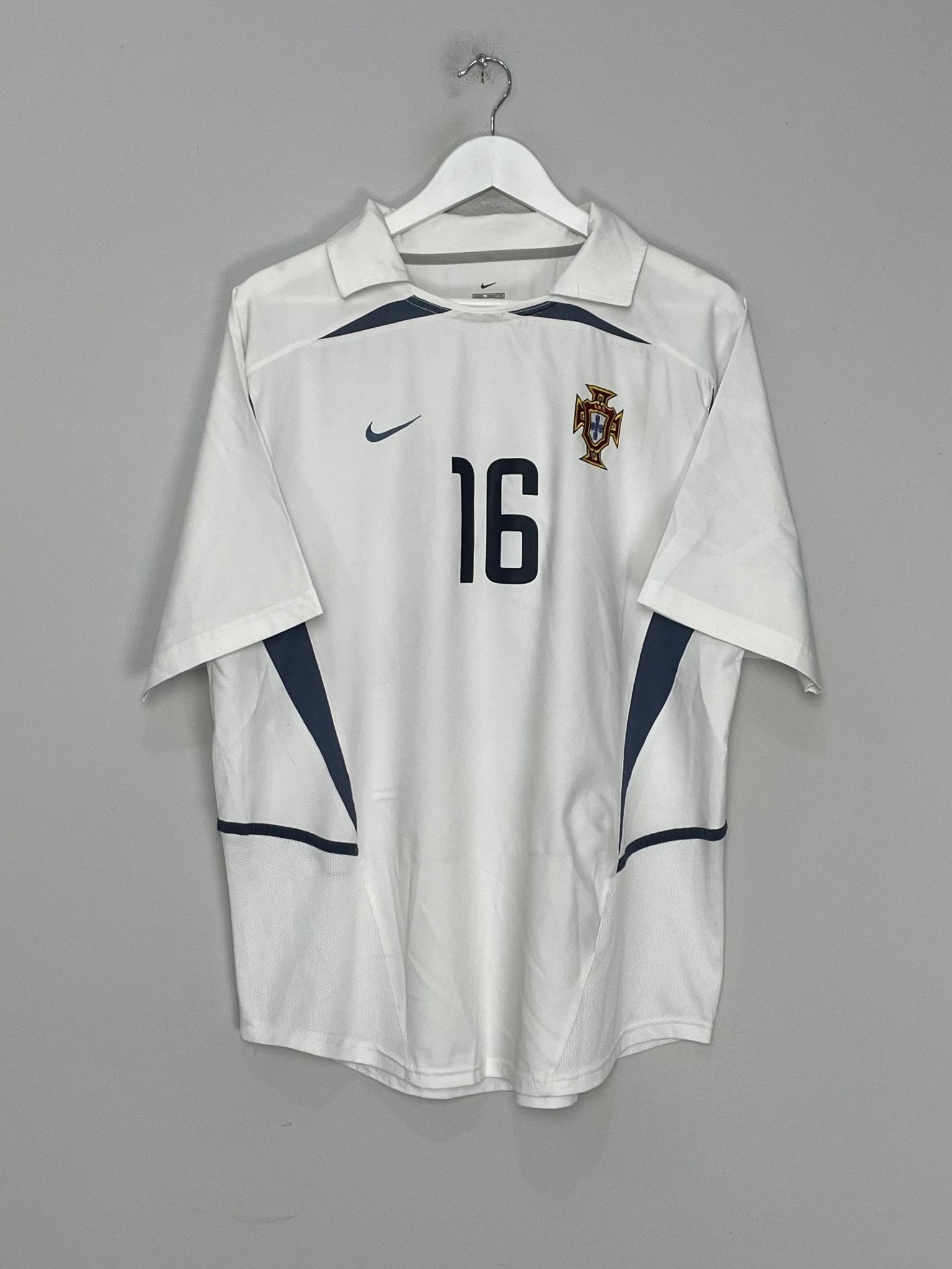 Shop 2002/04 PORTUGAL C.RONALDO #16 AWAY SHIRT (L) NIKE, classic football shirts, vintage football shirts & retro soccer jerseys at Cult Kits
