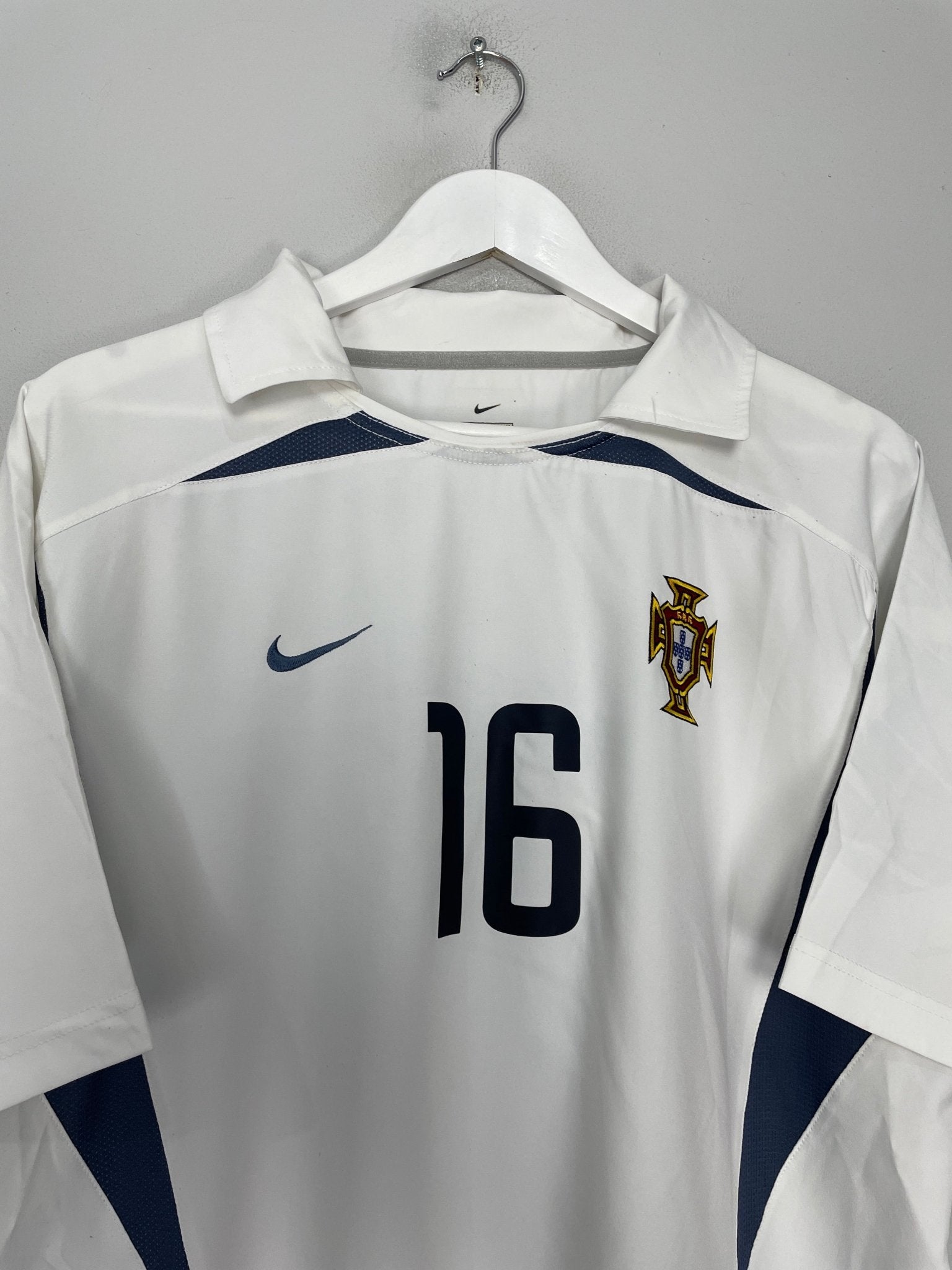Shop 2002/04 PORTUGAL C.RONALDO #16 AWAY SHIRT (L) NIKE, classic football shirts, vintage football shirts & retro soccer jerseys at Cult Kits