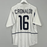Shop 2002/04 PORTUGAL C.RONALDO #16 AWAY SHIRT (L) NIKE, classic football shirts, vintage football shirts & retro soccer jerseys at Cult Kits
