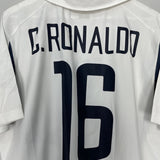 Shop 2002/04 PORTUGAL C.RONALDO #16 AWAY SHIRT (L) NIKE, classic football shirts, vintage football shirts & retro soccer jerseys at Cult Kits