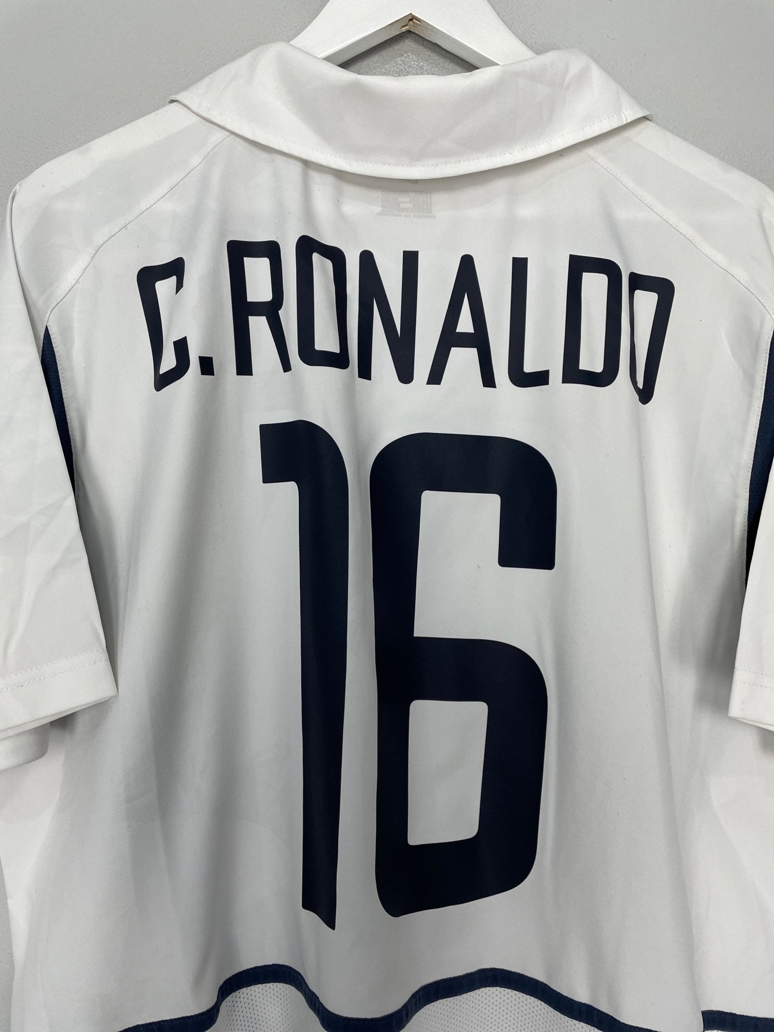 Shop 2002/04 PORTUGAL C.RONALDO #16 AWAY SHIRT (L) NIKE, classic football shirts, vintage football shirts & retro soccer jerseys at Cult Kits