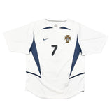 Buy 2002/04 Portugal Figo 7 Away Shirt (M) Nike ~ Free worldwide shipping ~ Authentic Vintage Football Shirts from Cult Kits