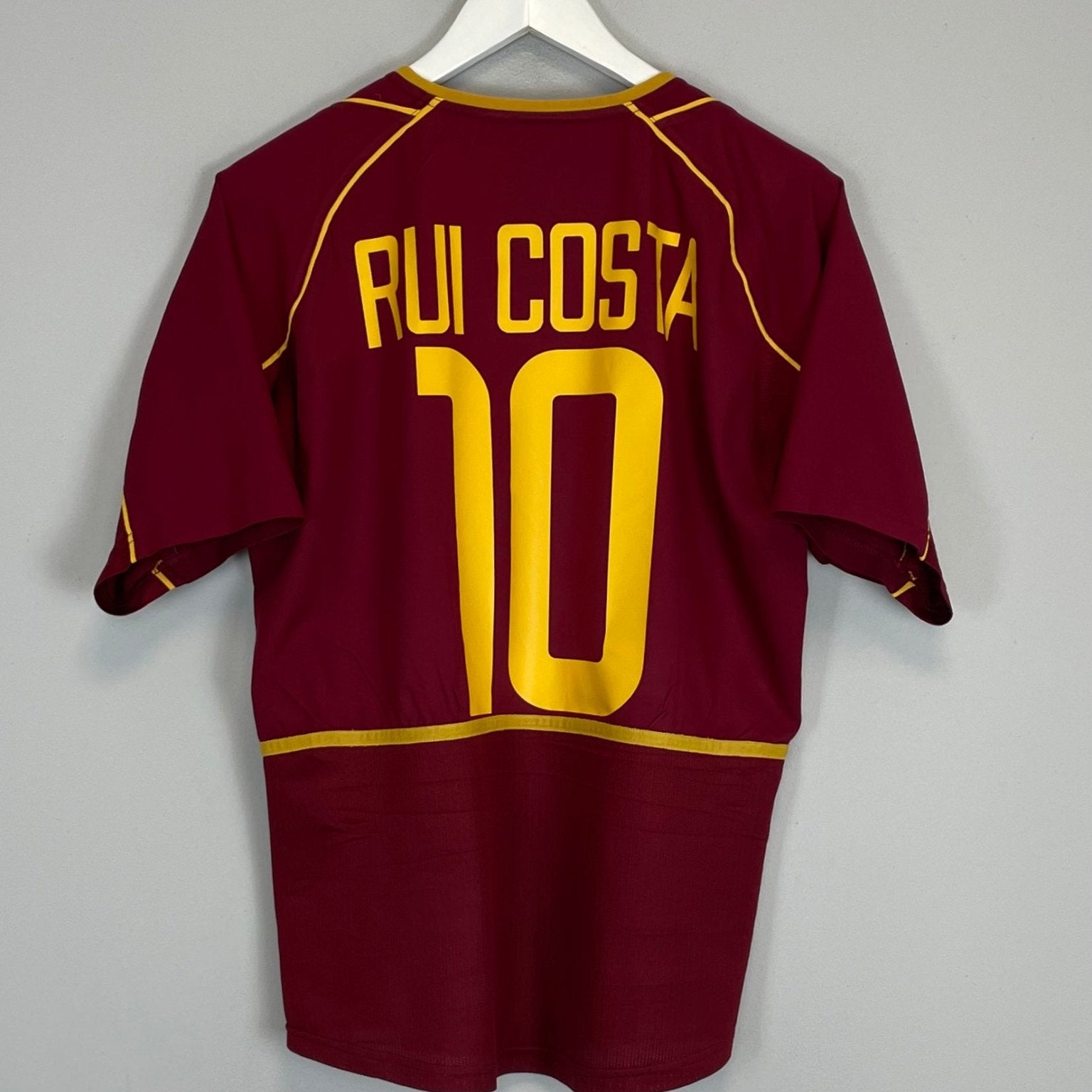 Shop 2002/04 PORTUGAL RUI COSTA #10 HOME SHIRT (S) NIKE, classic football shirts, vintage football shirts & retro soccer jerseys at Cult Kits