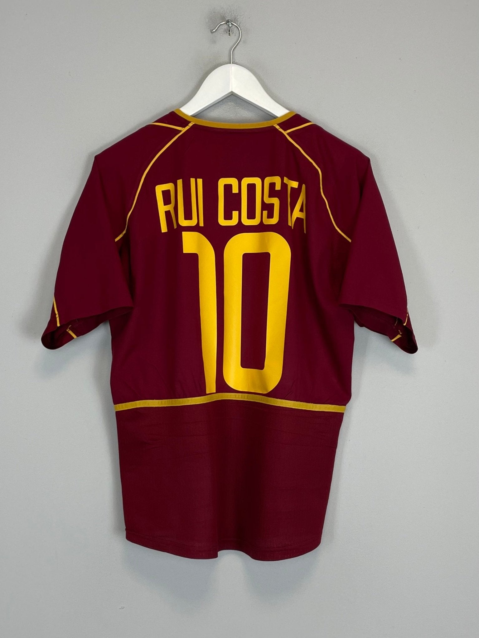 Shop 2002/04 PORTUGAL RUI COSTA #10 HOME SHIRT (S) NIKE, classic football shirts, vintage football shirts & retro soccer jerseys at Cult Kits
