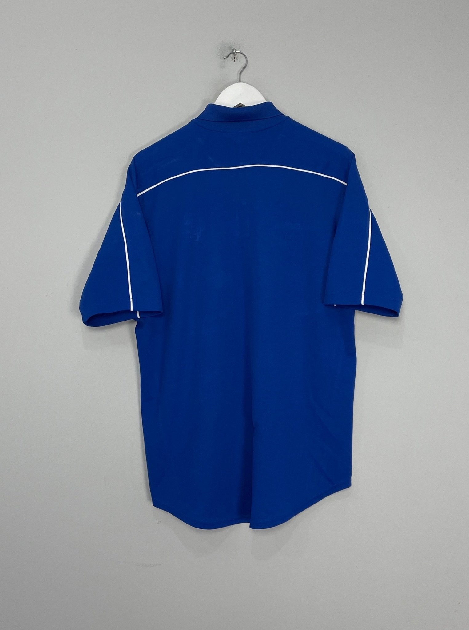Shop 2002/04 RANGERS POLO SHIRT (M) DIADORA, classic football shirts, vintage football shirts & retro soccer jerseys at Cult Kits