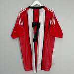Shop 2002/04 RIVER PLATE #7 HOME SHIRT (L) ADIDAS, classic football shirts, vintage football shirts & retro soccer jerseys at Cult Kits