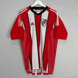 Shop 2002/04 RIVER PLATE #7 HOME SHIRT (L) ADIDAS, classic football shirts, vintage football shirts & retro soccer jerseys at Cult Kits