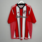 Shop 2002/04 RIVER PLATE D'ALLESANDRO #10 HOME SHIRT (XL) ADIDAS, classic football shirts, vintage football shirts & retro soccer jerseys at Cult Kits