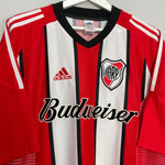 Shop 2002/04 RIVER PLATE D'ALLESANDRO #10 HOME SHIRT (XL) ADIDAS, classic football shirts, vintage football shirts & retro soccer jerseys at Cult Kits