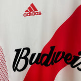 Shop 2002/04 RIVER PLATE HOME SHIRT (M) ADIDAS, classic football shirts, vintage football shirts & retro soccer jerseys at Cult Kits
