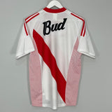 Shop 2002/04 RIVER PLATE HOME SHIRT (S) ADIDAS, classic football shirts, vintage football shirts & retro soccer jerseys at Cult Kits