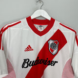 Shop 2002/04 RIVER PLATE HOME SHIRT (S) ADIDAS, classic football shirts, vintage football shirts & retro soccer jerseys at Cult Kits
