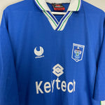Shop 2002/04 ROCHDALE HOME SHIRT (XXL) UHLSPORT, classic football shirts, vintage football shirts & retro soccer jerseys at Cult Kits