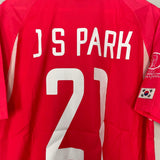 Shop 2002/04 SOUTH KOREA J.S PARK #21 HOME SHIRT (L) NIKE, classic football shirts, vintage football shirts & retro soccer jerseys at Cult Kits