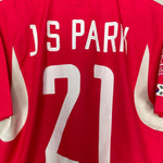Shop 2002/04 SOUTH KOREA J.S PARK #21 HOME SHIRT (L) NIKE, classic football shirts, vintage football shirts & retro soccer jerseys at Cult Kits