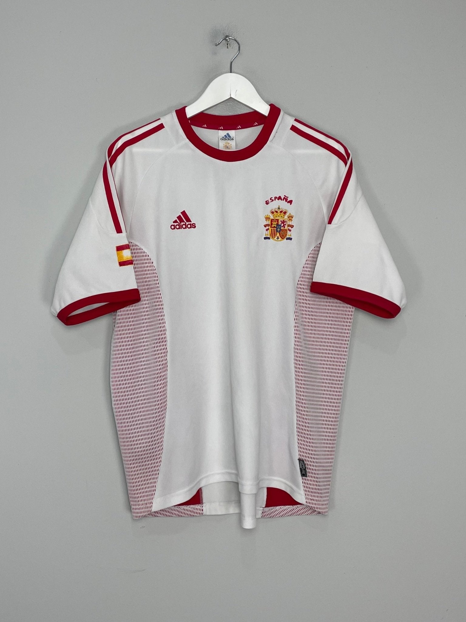 Shop 2002/04 SPAIN AWAY SHIRT (L) ADIDAS, classic football shirts, vintage football shirts & retro soccer jerseys at Cult Kits