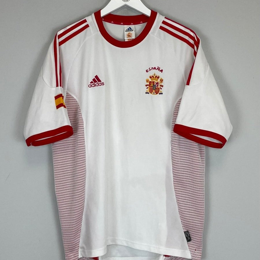 2002/04 SPAIN AWAY SHIRT (L) ADIDAS - Cult Kits - Large - Buy Vintage Football Shirts, Authentic Retro Football Shirts For Sale, Classic Football Shirts & Soccer Jersey