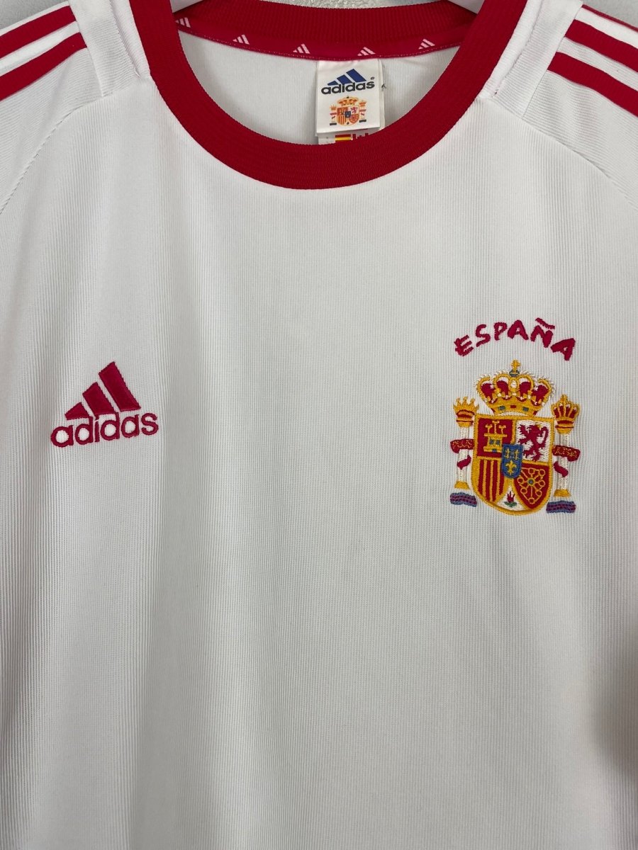 2002/04 SPAIN AWAY SHIRT (L) ADIDAS - Cult Kits - Large - Buy Vintage Football Shirts, Authentic Retro Football Shirts For Sale, Classic Football Shirts & Soccer Jersey