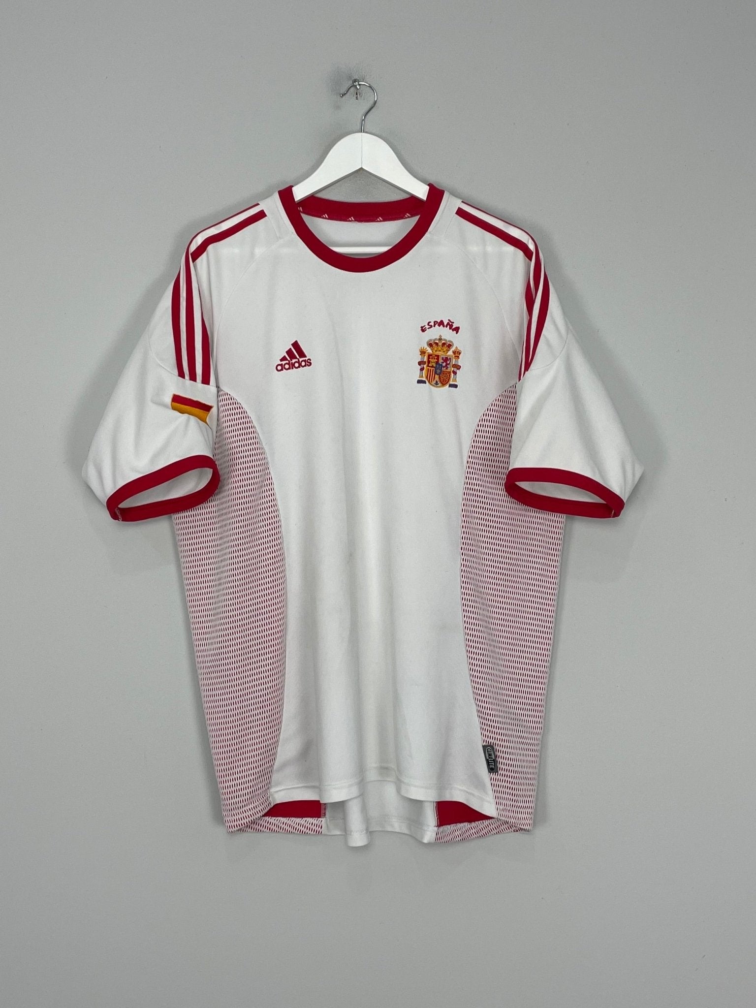 Shop 2002/04 SPAIN AWAY SHIRT (XL) ADIDAS, classic football shirts, vintage football shirts & retro soccer jerseys at Cult Kits