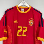 2002/04 SPAIN JOAQUIN 22 HOME SHIRT (XL) ADIDAS - Cult Kits - XL - Buy Vintage Football Shirts, Authentic Retro Football Shirts For Sale, Classic Football Shirts & Soccer Jersey