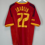 2002/04 SPAIN JOAQUIN 22 HOME SHIRT (XL) ADIDAS - Cult Kits - XL - Buy Vintage Football Shirts, Authentic Retro Football Shirts For Sale, Classic Football Shirts & Soccer Jersey
