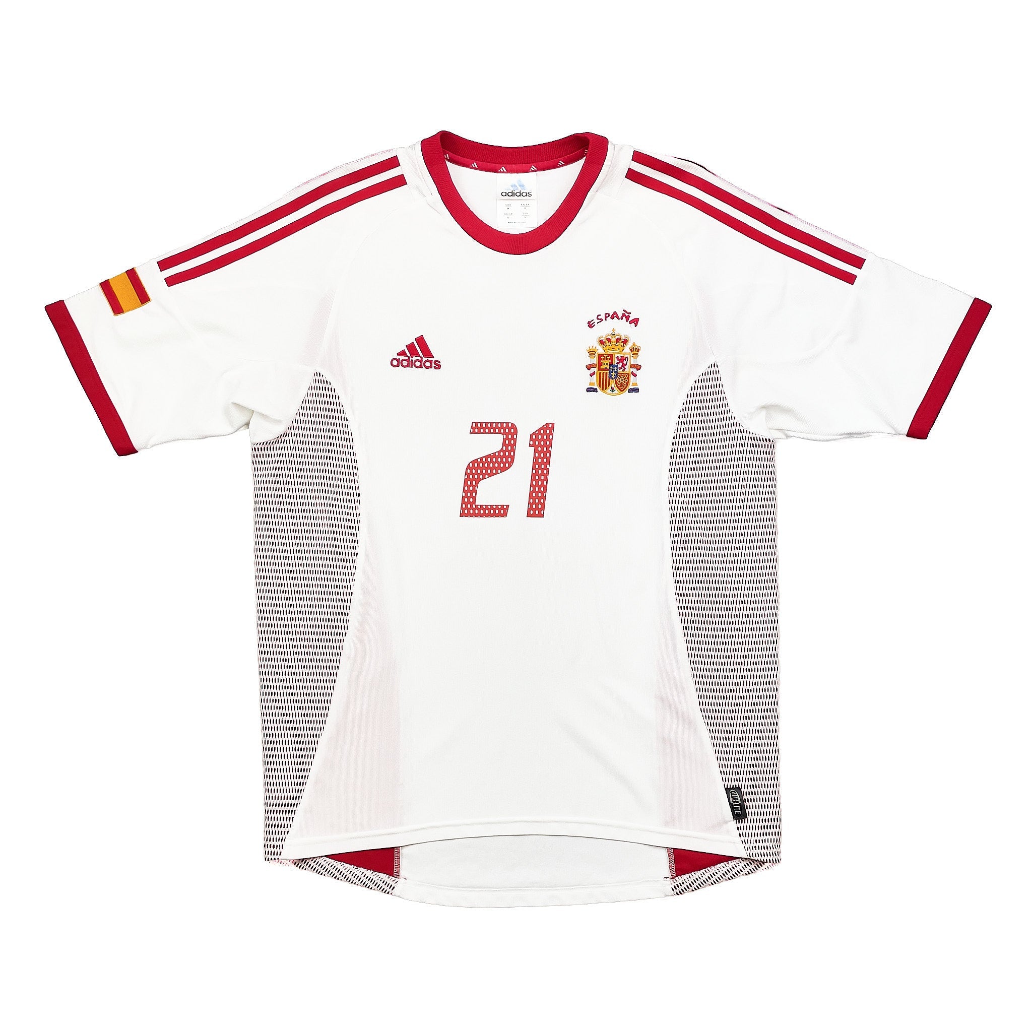 Buy 2002/04 SPAIN LUIS ENRIQUE 21 AWAY SHIRT (M) ADIDAS ~ Free worldwide shipping available ~ Authentic Vintage Football Shirts from Cult Kits