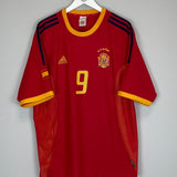 2002/04 SPAIN MORIENTES 9 HOME SHIRT (XL) ADIDAS - Cult Kits - XL - Buy Vintage Football Shirts, Authentic Retro Football Shirts For Sale, Classic Football Shirts & Soccer Jersey