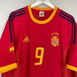 2002/04 SPAIN MORIENTES 9 HOME SHIRT (XL) ADIDAS - Cult Kits - XL - Buy Vintage Football Shirts, Authentic Retro Football Shirts For Sale, Classic Football Shirts & Soccer Jersey