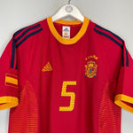 2002/04 SPAIN PUYOL 5 HOME SHIRT (S) ADIDAS - Cult Kits - Small - Buy Vintage Football Shirts, Authentic Retro Football Shirts For Sale, Classic Football Shirts & Soccer Jersey