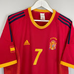 Shop 2002/04 SPAIN RAUL #7 HOME SHIRT (L) ADIDAS, classic football shirts, vintage football shirts & retro soccer jerseys at Cult Kits