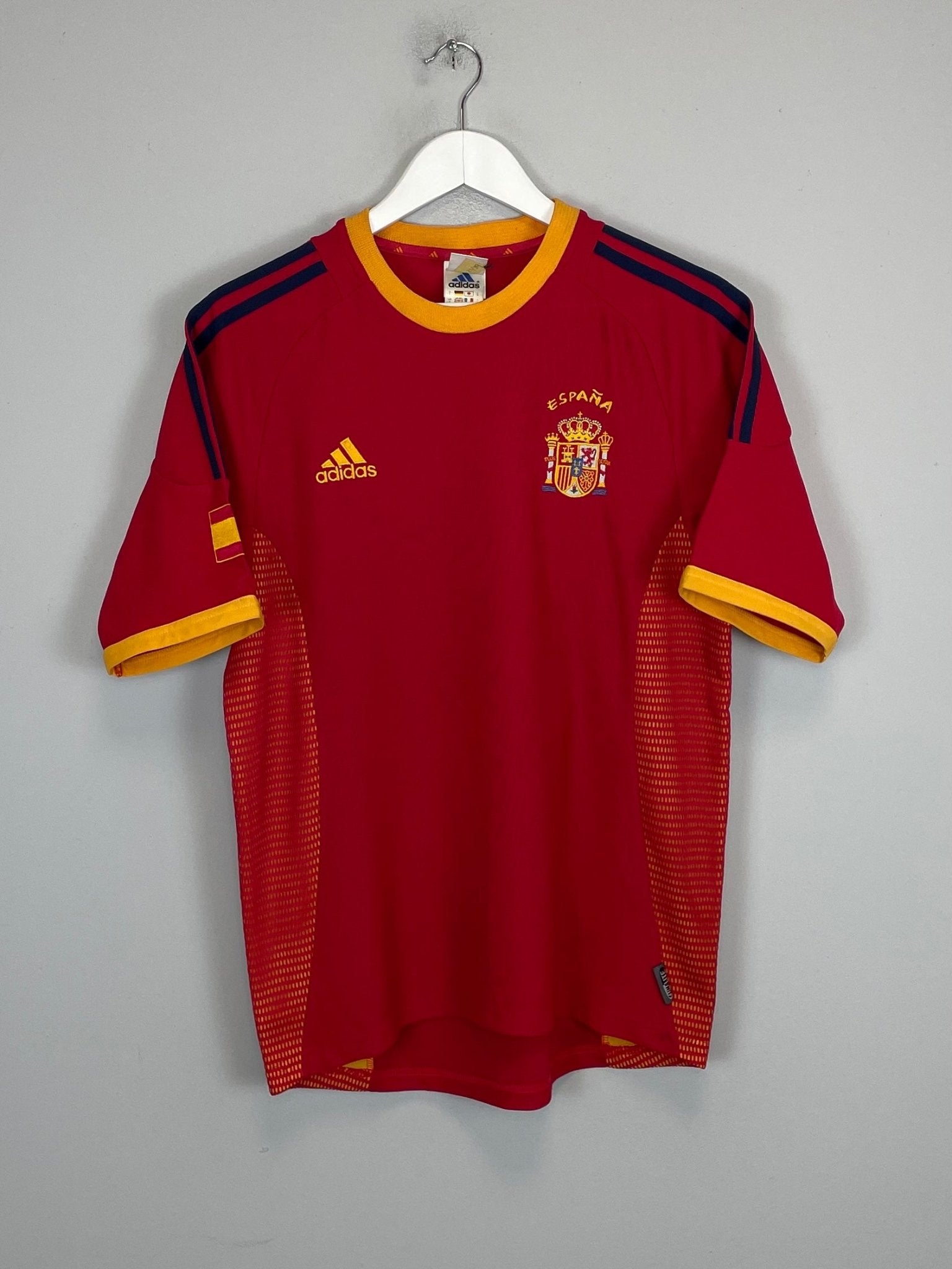 Shop 2002/04 SPAIN RAUL #7 HOME SHIRT (S) ADIDAS, classic football shirts, vintage football shirts & retro soccer jerseys at Cult Kits