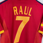 Shop 2002/04 SPAIN RAUL #7 HOME SHIRT (S) ADIDAS, classic football shirts, vintage football shirts & retro soccer jerseys at Cult Kits