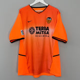 Shop 2002/04 VALENCIA AIMAR #21 AWAY SHIRT (XL) NIKE, classic football shirts, vintage football shirts & retro soccer jerseys at Cult Kits