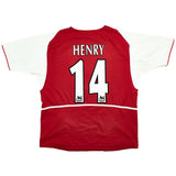 Buy 2002/2004 Arsenal Henry 14 Home Shirt (XL) Nike ~ Free worldwide shipping ~ Authentic Vintage Football Shirts from Cult Kits