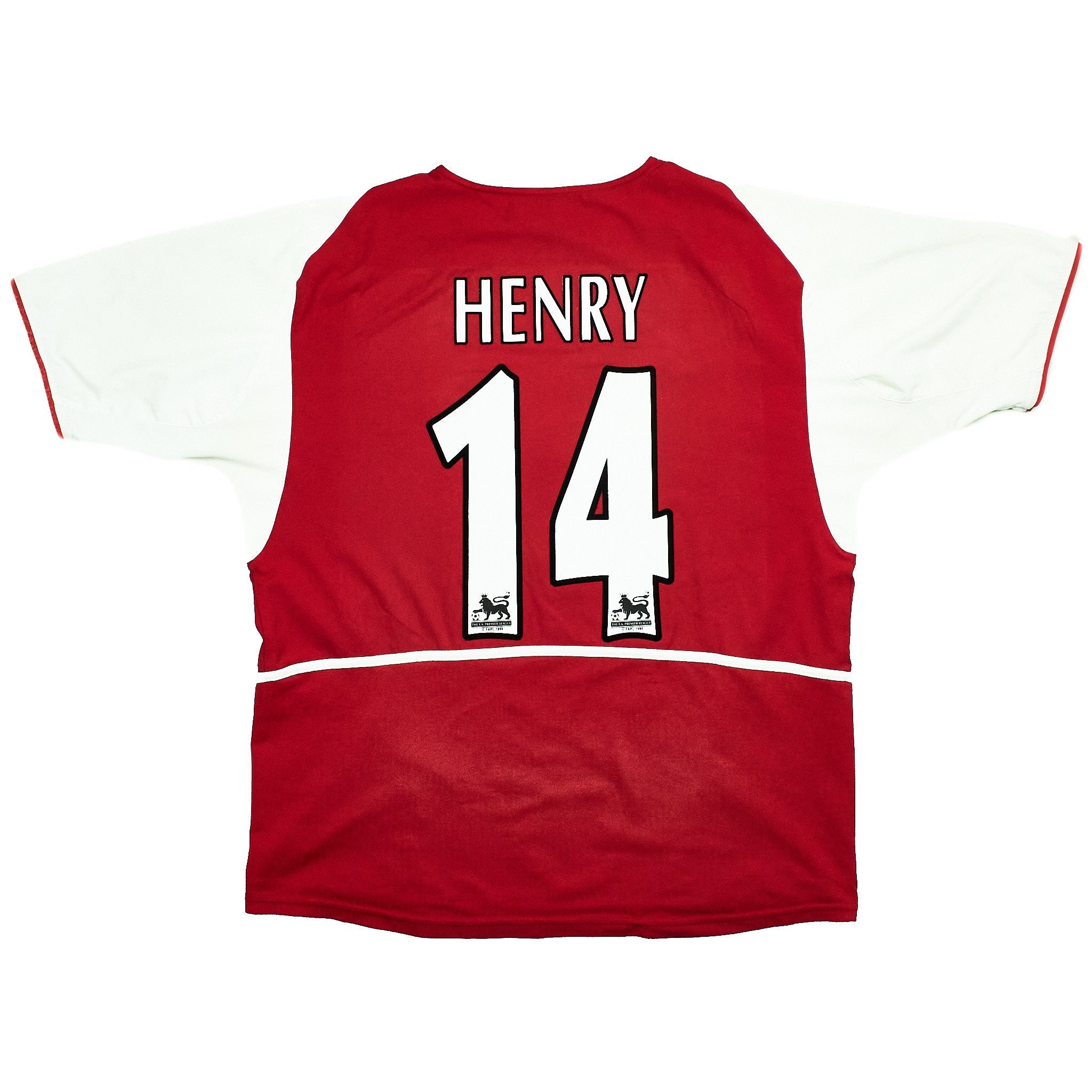 Buy 2002/2004 Arsenal Henry 14 Home Shirt (XL) Nike ~ Free worldwide shipping ~ Authentic Vintage Football Shirts from Cult Kits