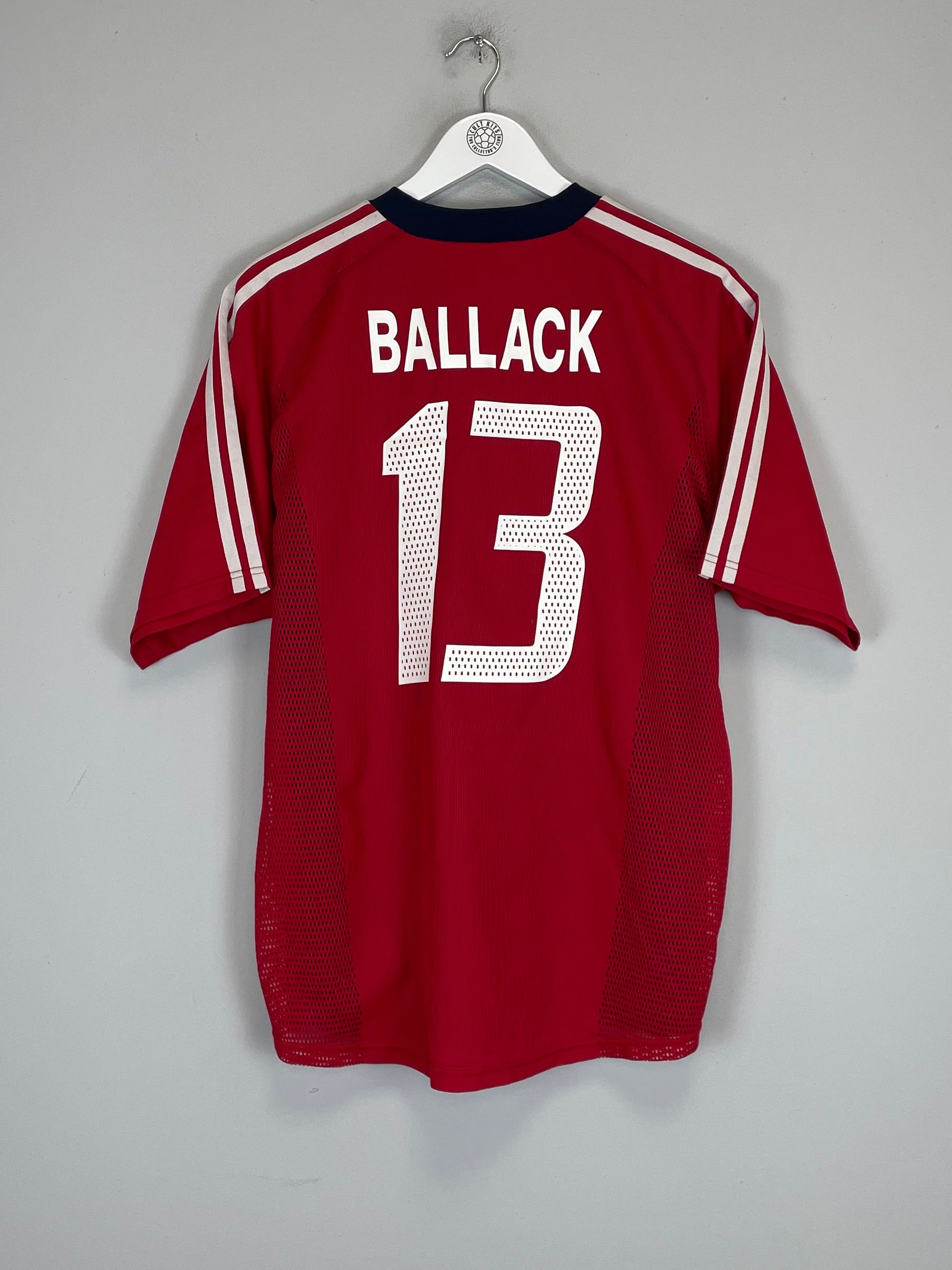 2002/03 BAYERN MUNICH BALLACK #13 *PLAYER ISSUE* HOME SHIRT (L) ADIDAS