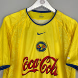 Shop 2002/03 CLUB AMERICA HOME SHIRT (XL) NIKE, classic football shirts, vintage football shirts & retro soccer jerseys at Cult Kits