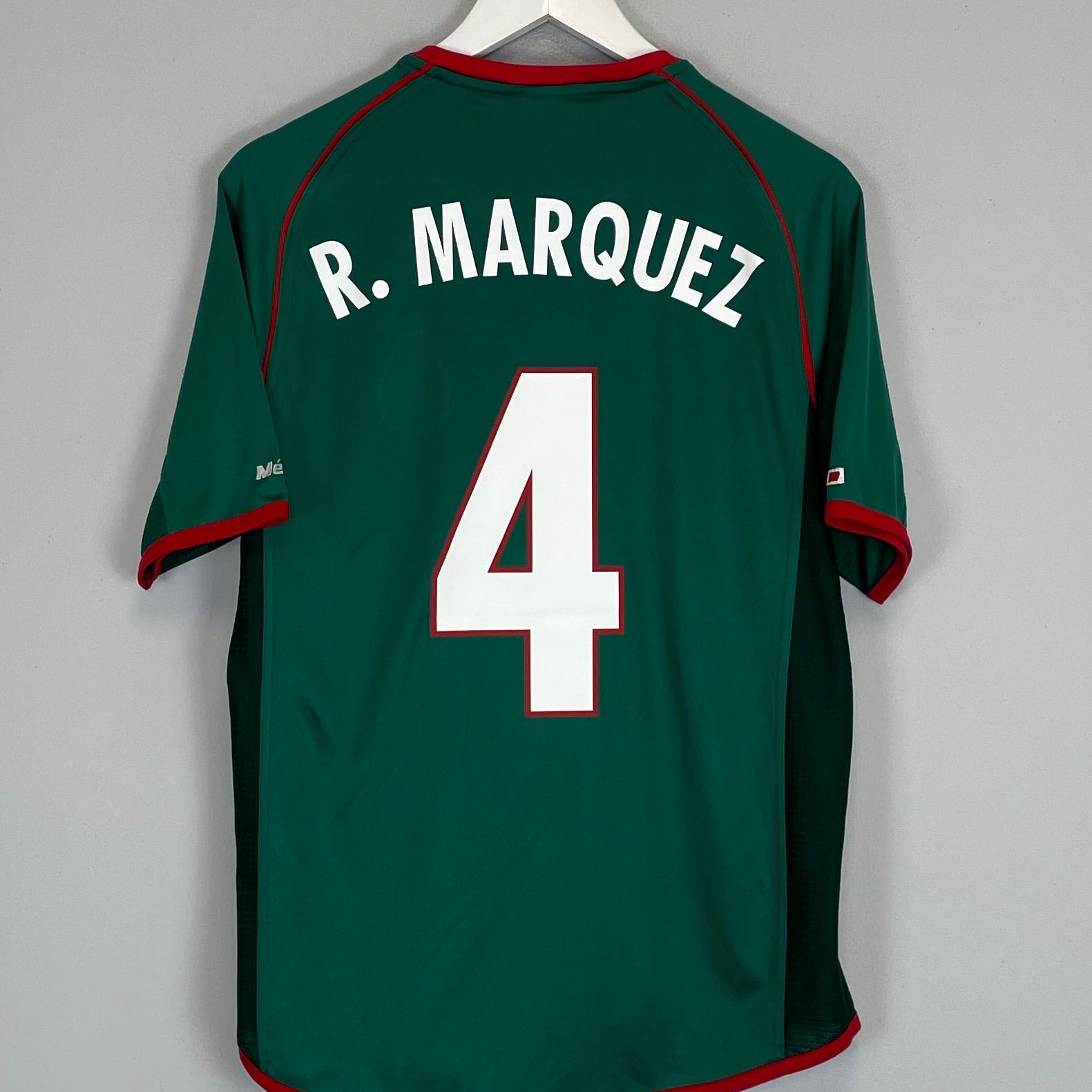 Shop 2002/03 MEXICO MARQUEZ #4 HOME SHIRT (S) ATLETICA, classic football shirts, vintage football shirts & retro soccer jerseys at Cult Kits