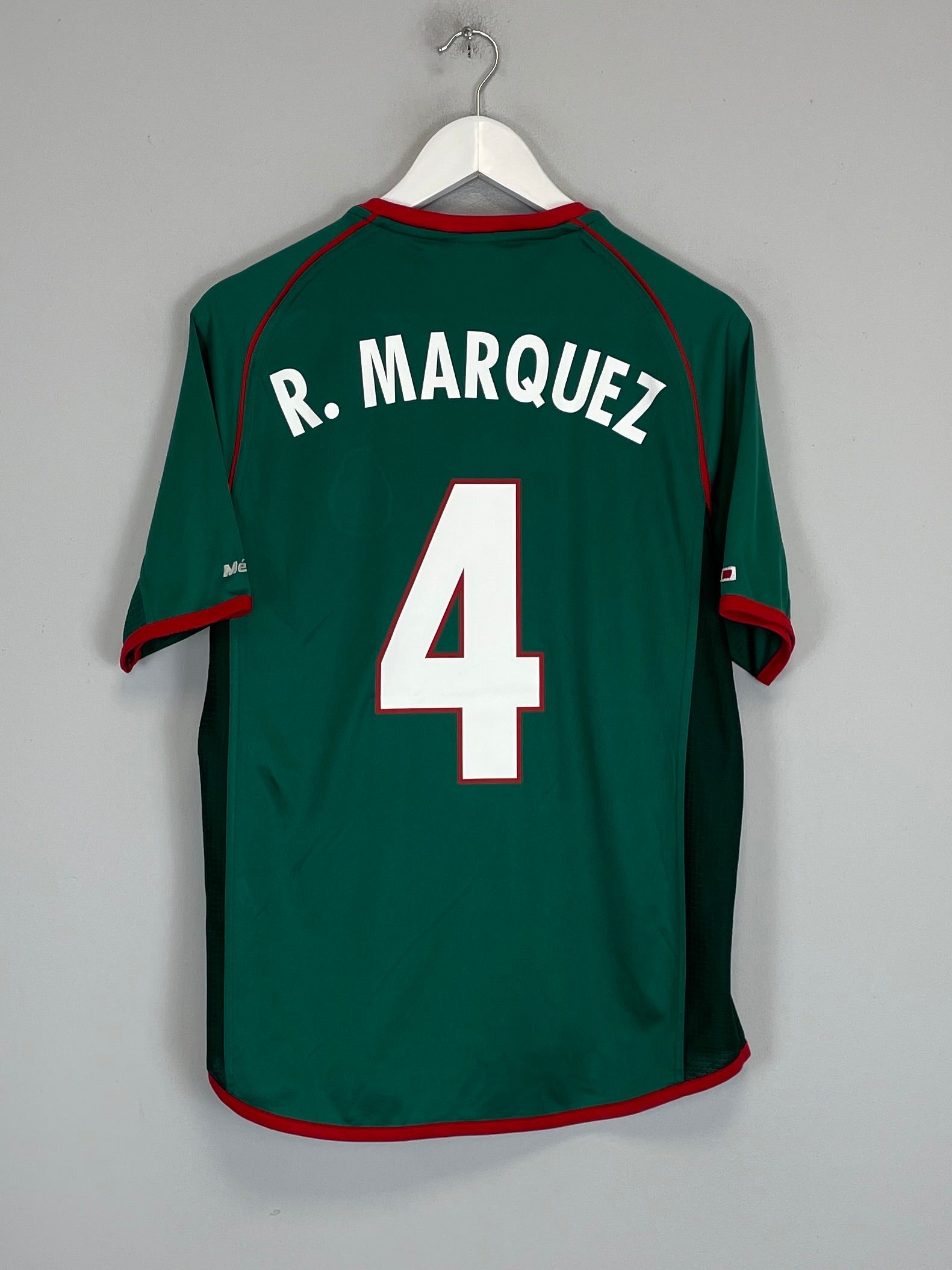 Shop 2002/03 MEXICO MARQUEZ #4 HOME SHIRT (S) ATLETICA, classic football shirts, vintage football shirts & retro soccer jerseys at Cult Kits