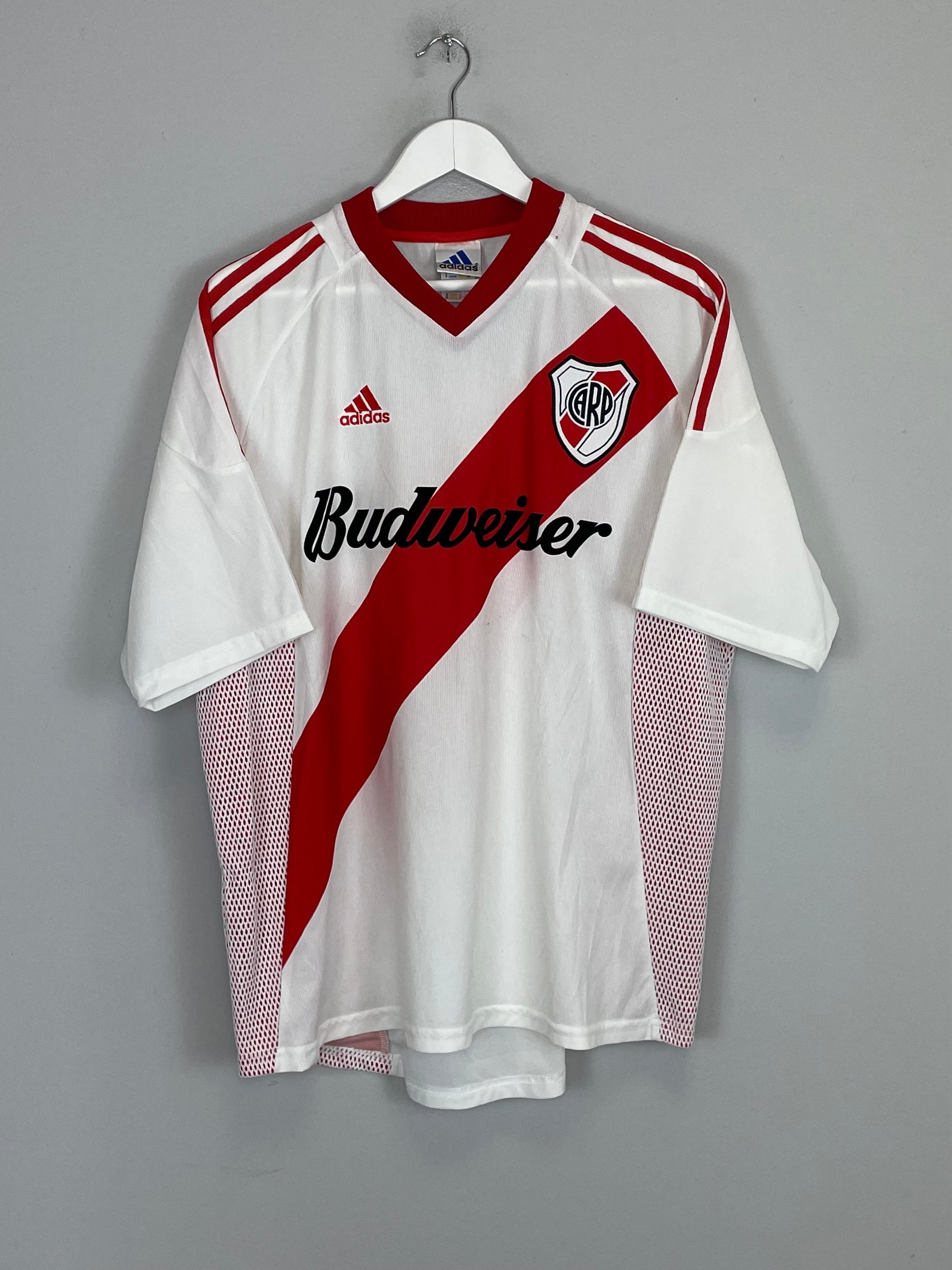 2002/03 RIVER PLATE HOME SHIRT (XL) ADIDAS