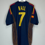 2002/04 SPAIN RAUL #7 THIRD SHIRT (L) ADIDAS