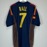 2002/04 SPAIN RAUL #7 THIRD SHIRT (L) ADIDAS