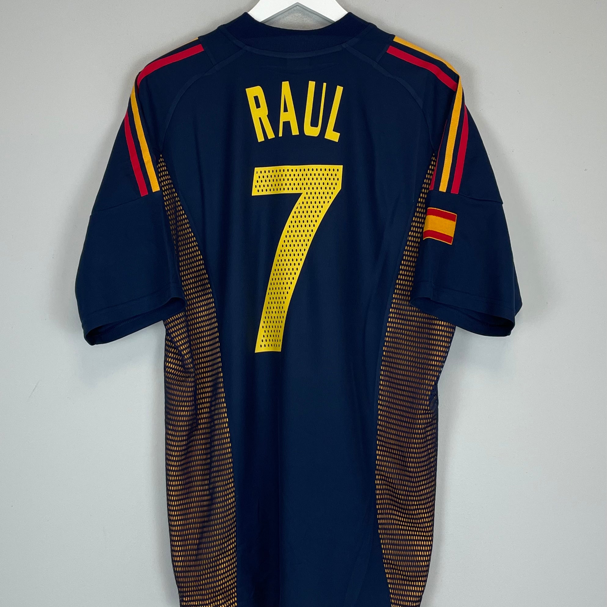 Shop 2002/04 SPAIN RAUL #7 THIRD SHIRT (L) ADIDAS, classic football shirts, vintage football shirts & retro soccer jerseys at Cult Kits