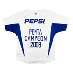 Buy 2003 Boca Juniors Penta Campeon Shirt (S) Nike ~ Free worldwide shipping ~ Authentic Vintage Football Shirts from Cult Kits