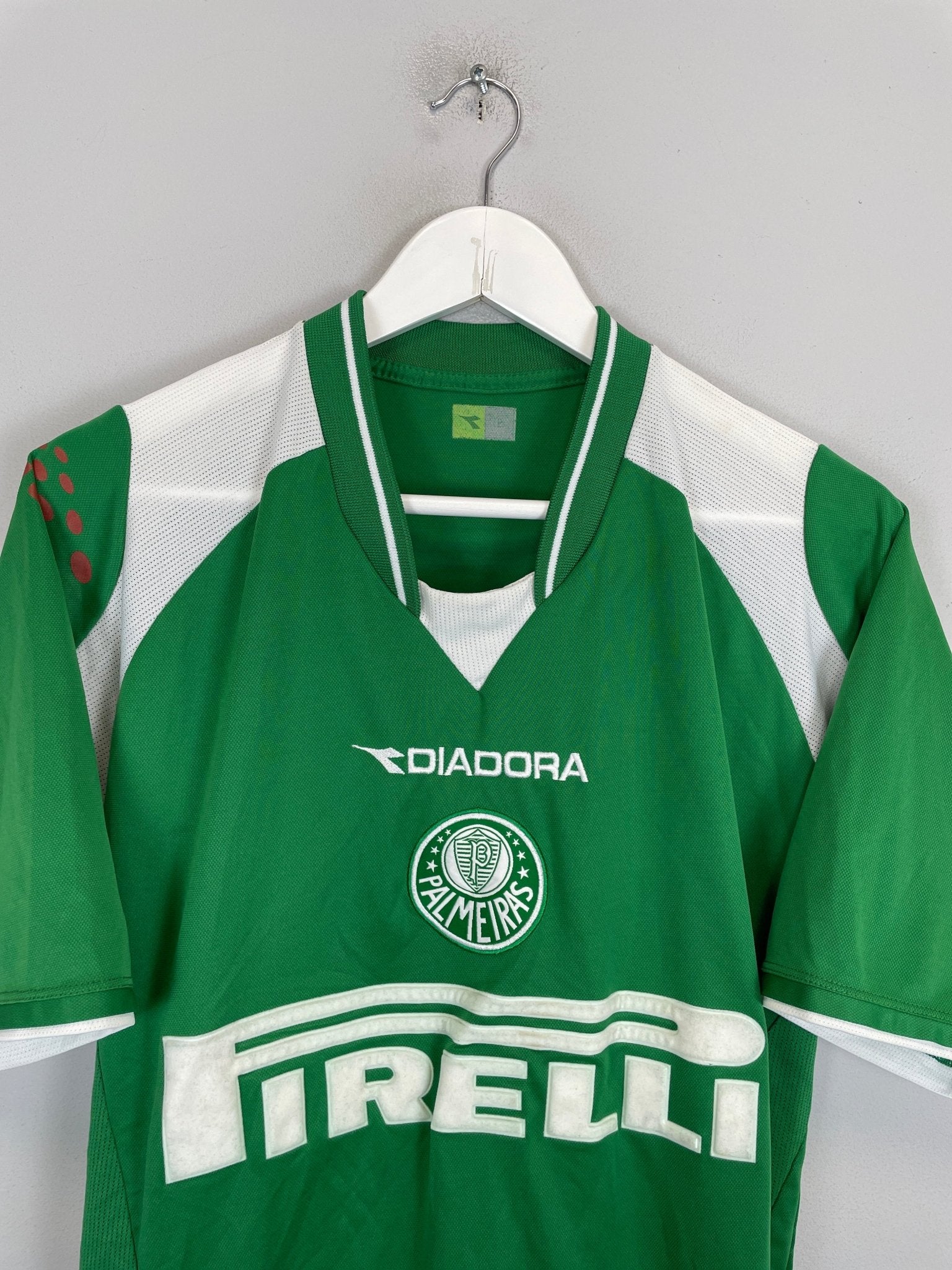 Shop 2003 PALMEIRAS #8 HOME SHIRT (S) DIADORA, classic football shirts, vintage football shirts & retro soccer jerseys at Cult Kits