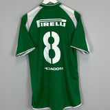 Shop 2003 PALMEIRAS #8 HOME SHIRT (S) DIADORA, classic football shirts, vintage football shirts & retro soccer jerseys at Cult Kits