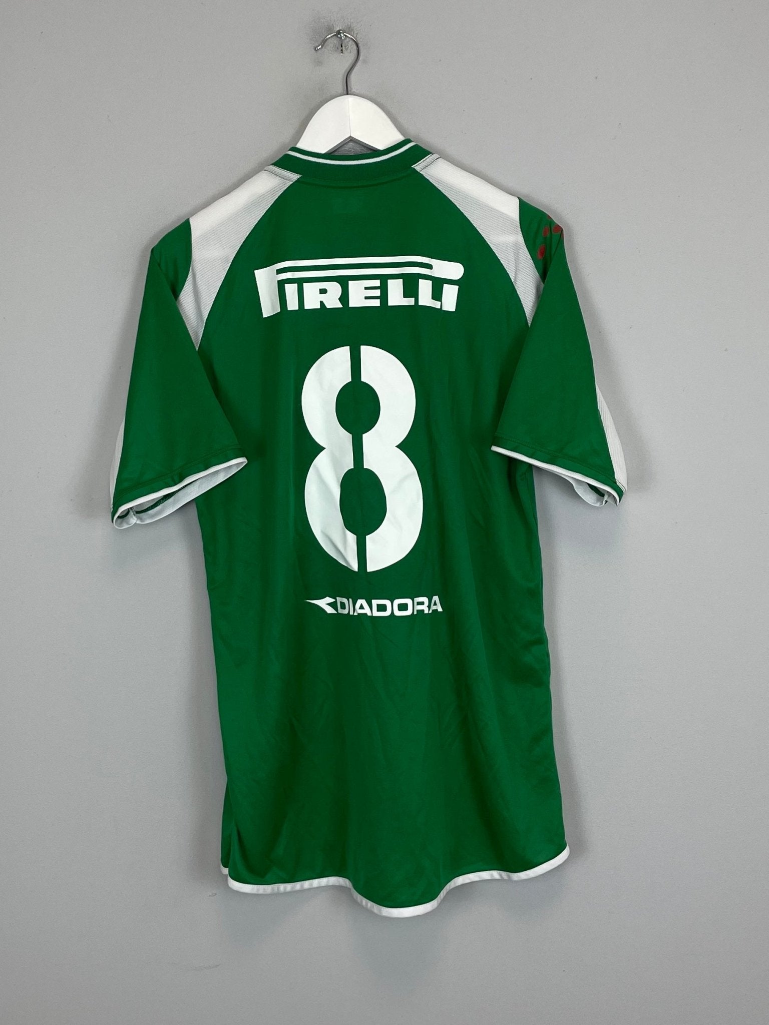 Shop 2003 PALMEIRAS #8 HOME SHIRT (S) DIADORA, classic football shirts, vintage football shirts & retro soccer jerseys at Cult Kits