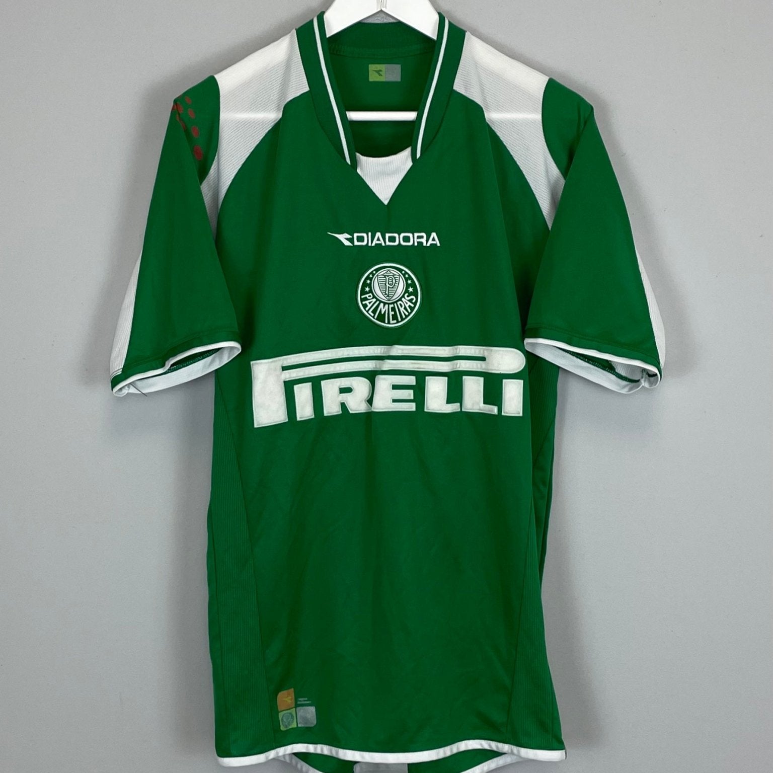 Shop 2003 PALMEIRAS #8 HOME SHIRT (S) DIADORA, classic football shirts, vintage football shirts & retro soccer jerseys at Cult Kits